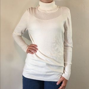 White turtleneck